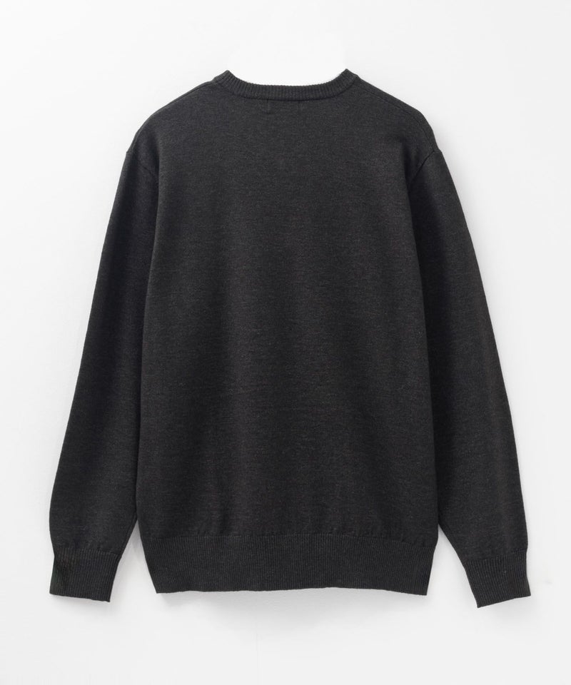 NAVY  素肌ニット Vネック メンズ商品画像-4