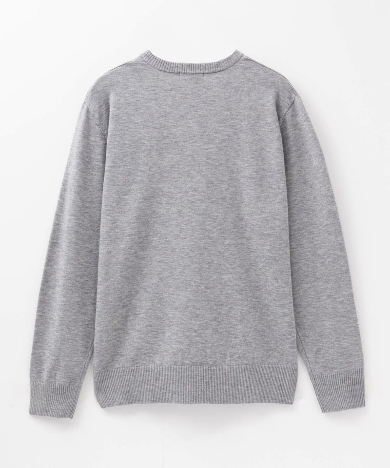 NAVY  素肌ニット Vネック メンズ商品画像-6