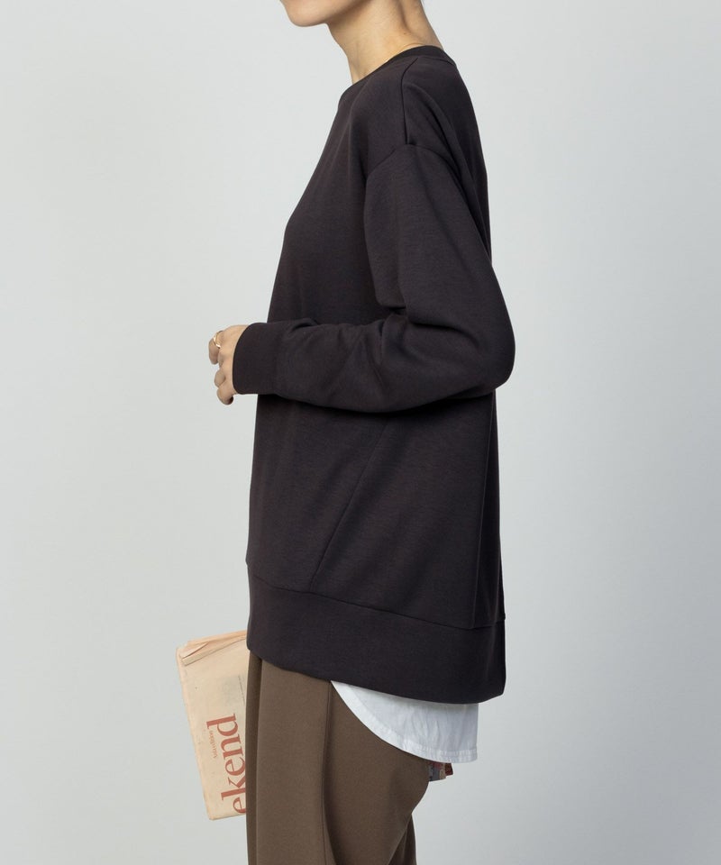 [期間限定価格]URBAN COLLECTION  ポンチ素材 バックスリットプルオーバー レディース メール便 対応商品商品画像-16