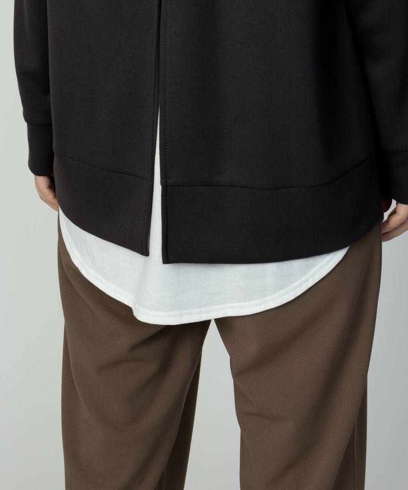 [期間限定価格]URBAN COLLECTION  ポンチ素材 バックスリットプルオーバー レディース メール便 対応商品商品画像-18