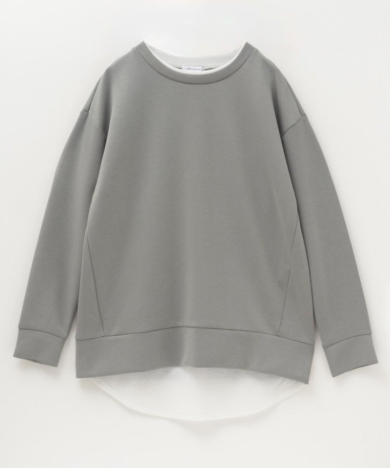 URBAN COLLECTION ポンチ素材 バックスリットプルオーバー レディース メール便 対応商品商品画像-23