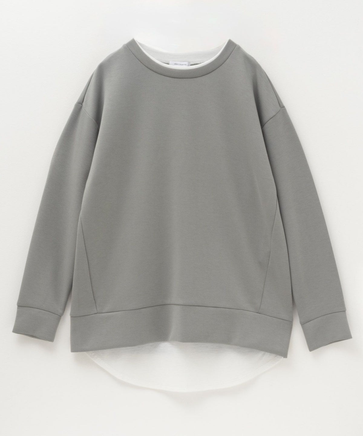 URBAN COLLECTION ポンチ素材 バックスリットプルオーバー レディース ネコポス 対応商品