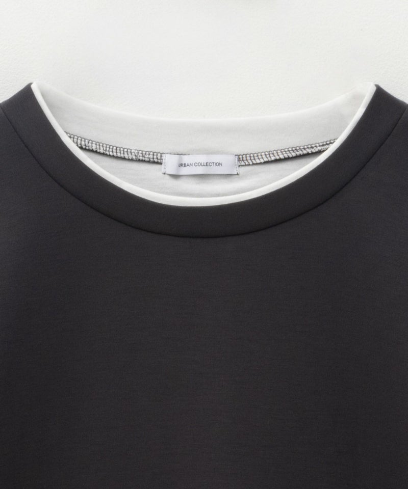 [期間限定価格]URBAN COLLECTION  ポンチ素材 バックスリットプルオーバー レディース メール便 対応商品商品画像-25