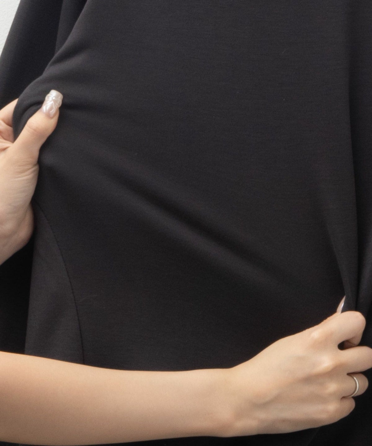 URBAN COLLECTION ポンチ素材 バックスリットプルオーバー レディース ネコポス 対応商品