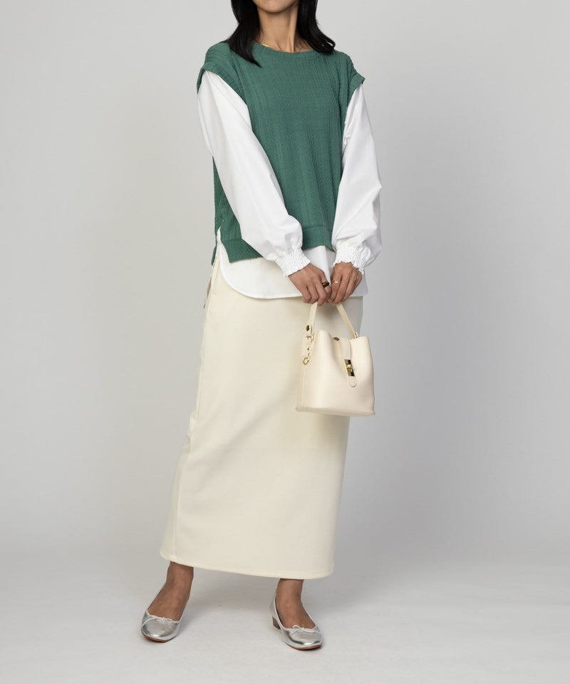 nAvy 時短 フェイクレイヤードプルオーバー レディース商品画像-20