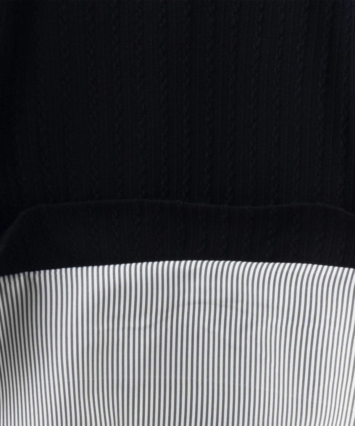 NAVY 時短 フェイクレイヤードプルオーバー レディース