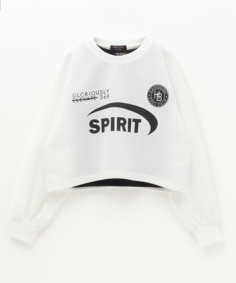 RICH MIX ポンチ素材 トレーナータンクアンサンブル キッズ商品画像-3