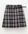 RICH MIX  ベルト付きプリーツスカート キッズ商品サムネイル-1
