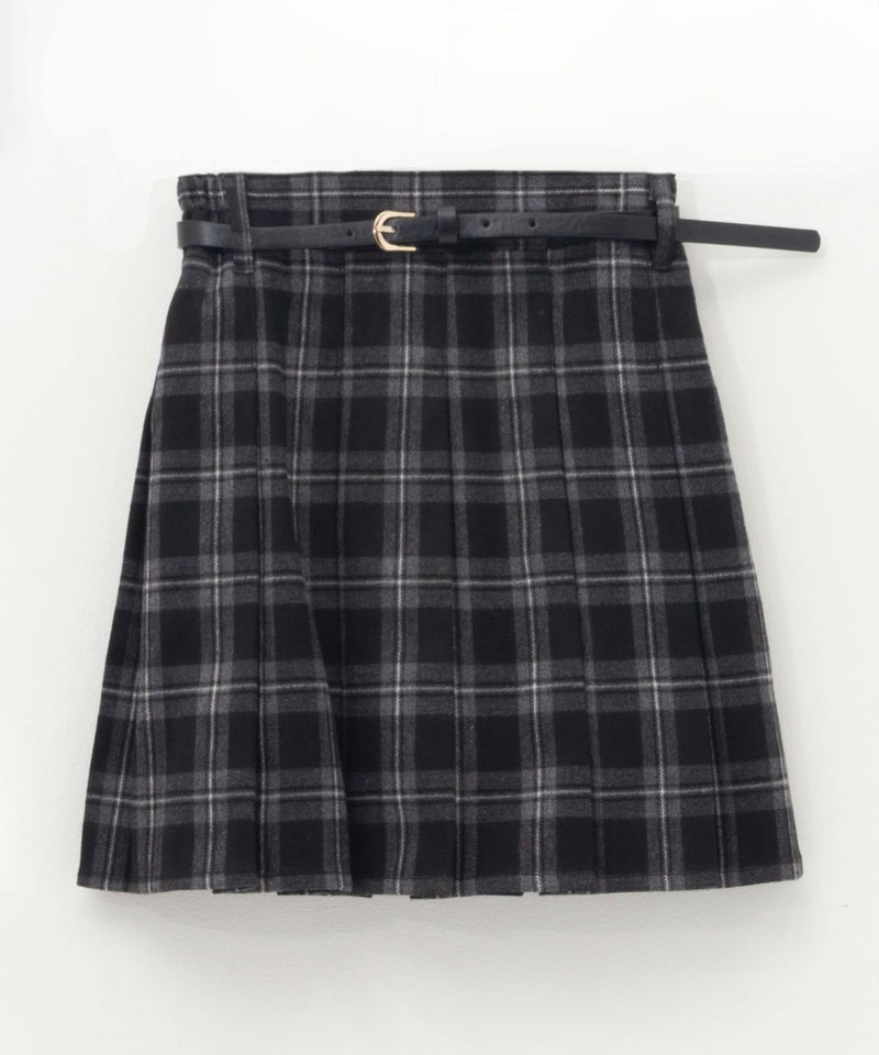 RICH MIX  ベルト付きプリーツスカート キッズ商品画像-3