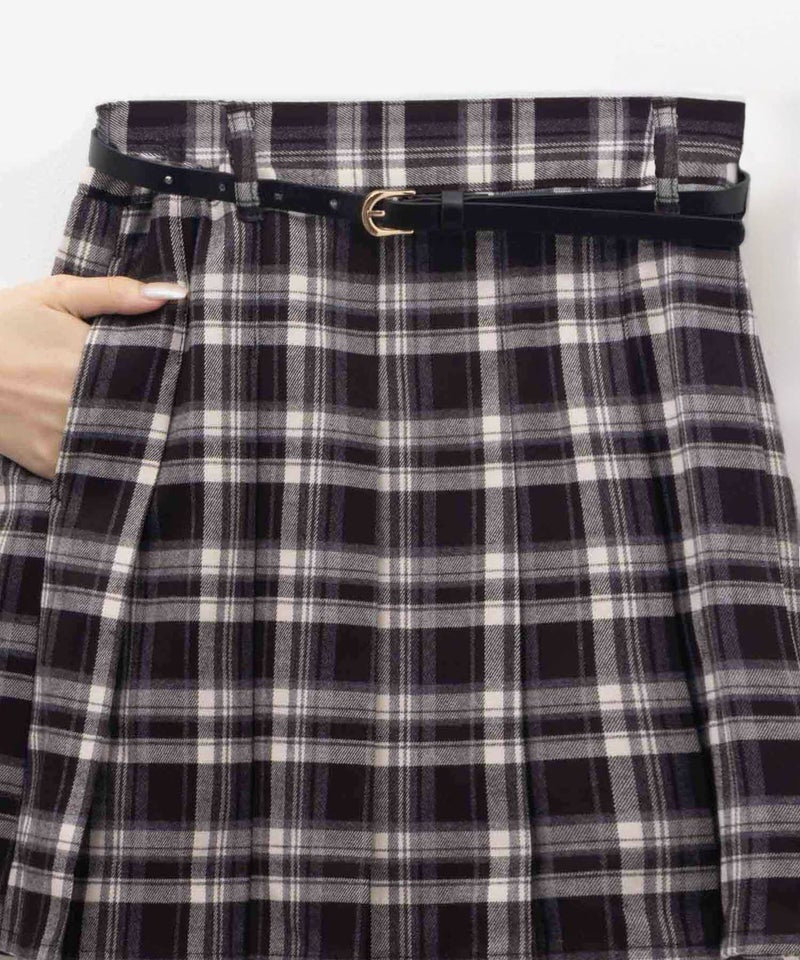 RICH MIX ベルト付きプリーツスカート キッズ商品画像-5