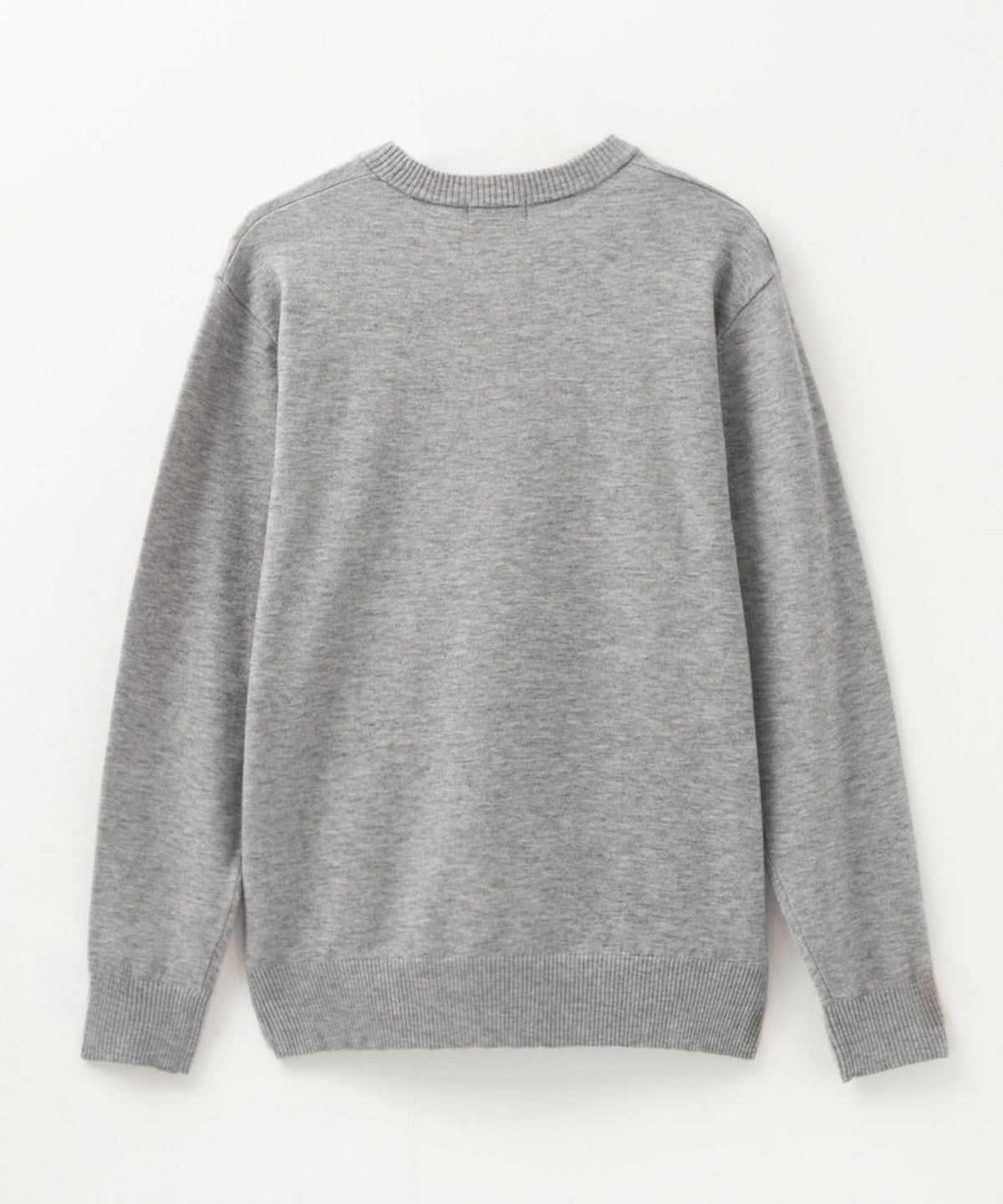 NAVY 素肌ニット クルーネック メンズ