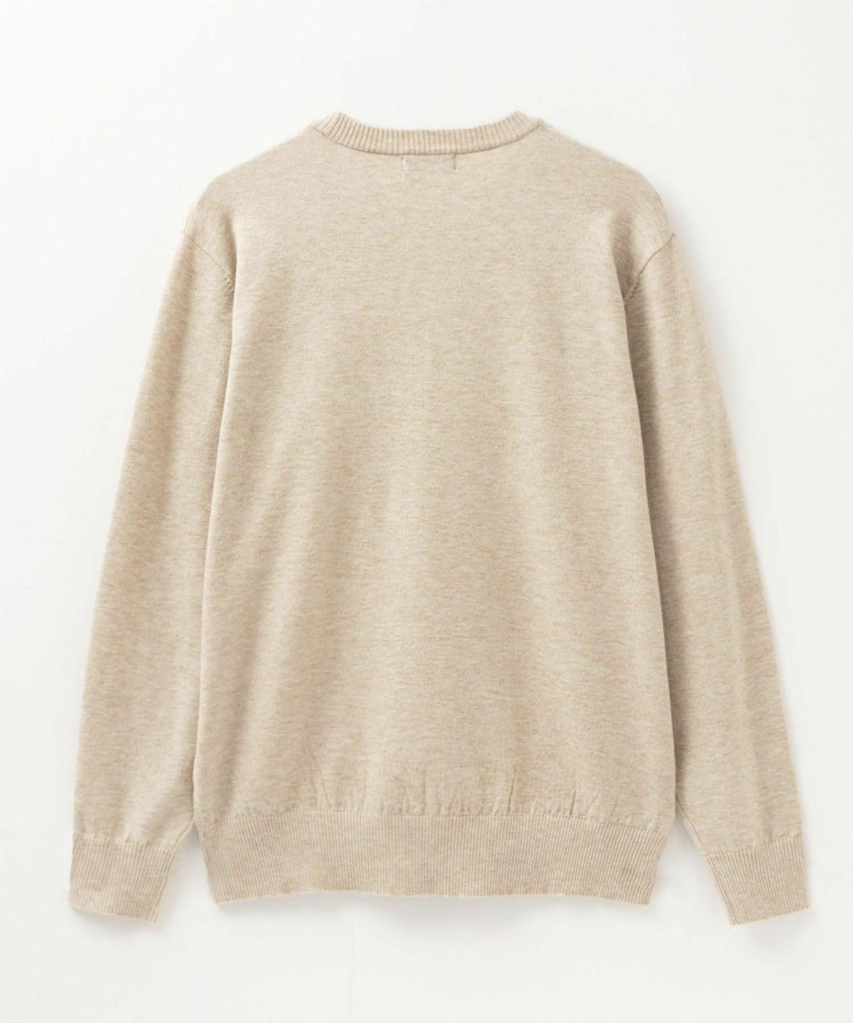 NAVY 素肌ニット クルーネック メンズ