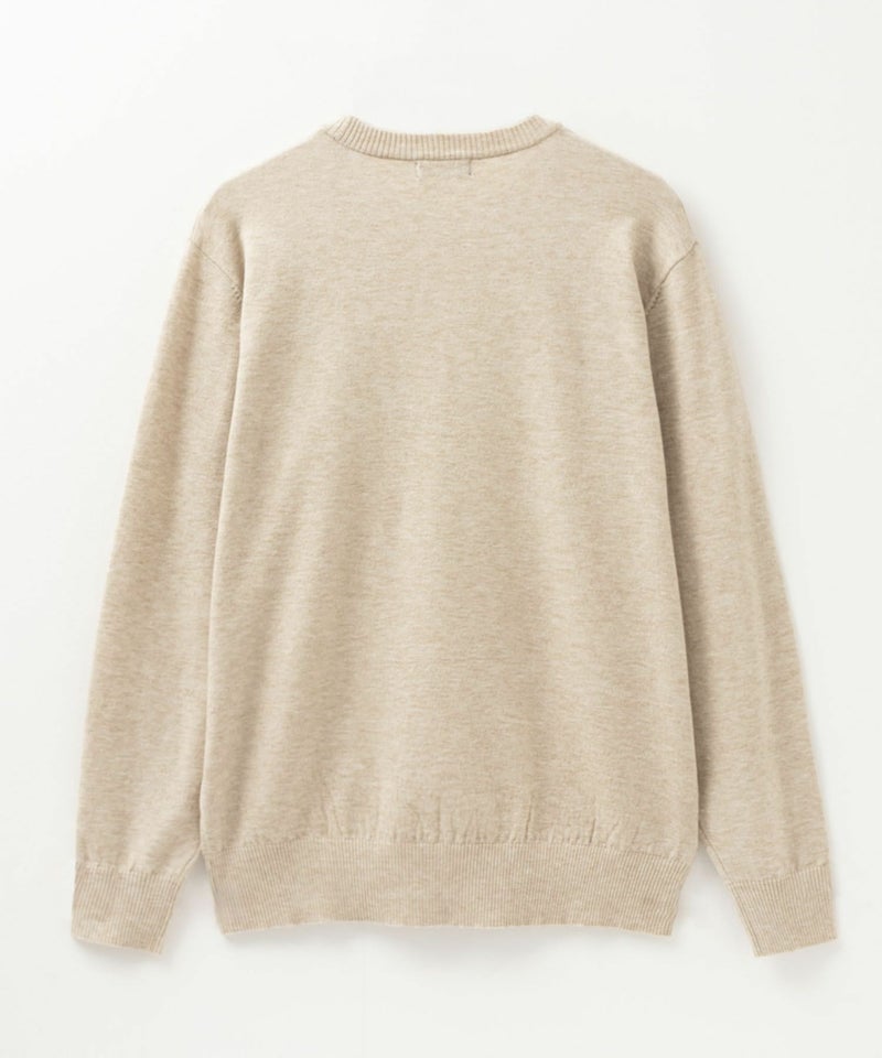 NAVY 素肌ニット クルーネック メンズ商品画像-12