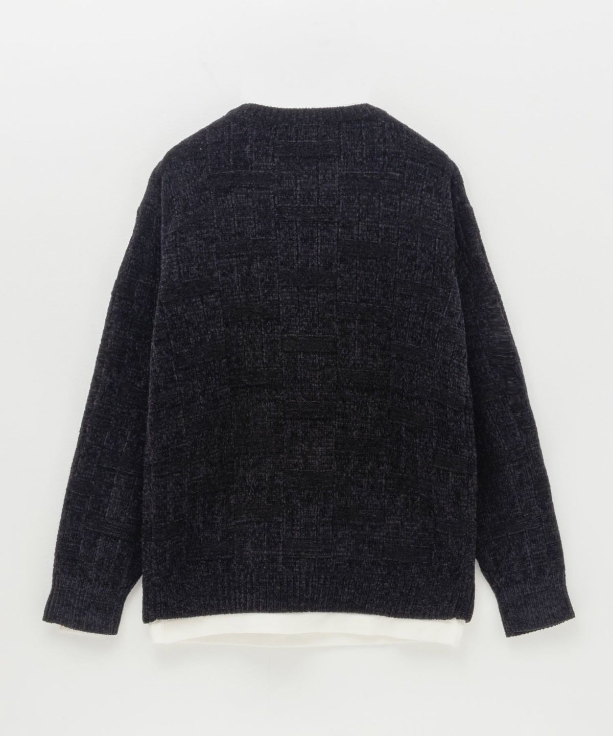 NAVY リンクスモールフェイクTシャツ メンズ