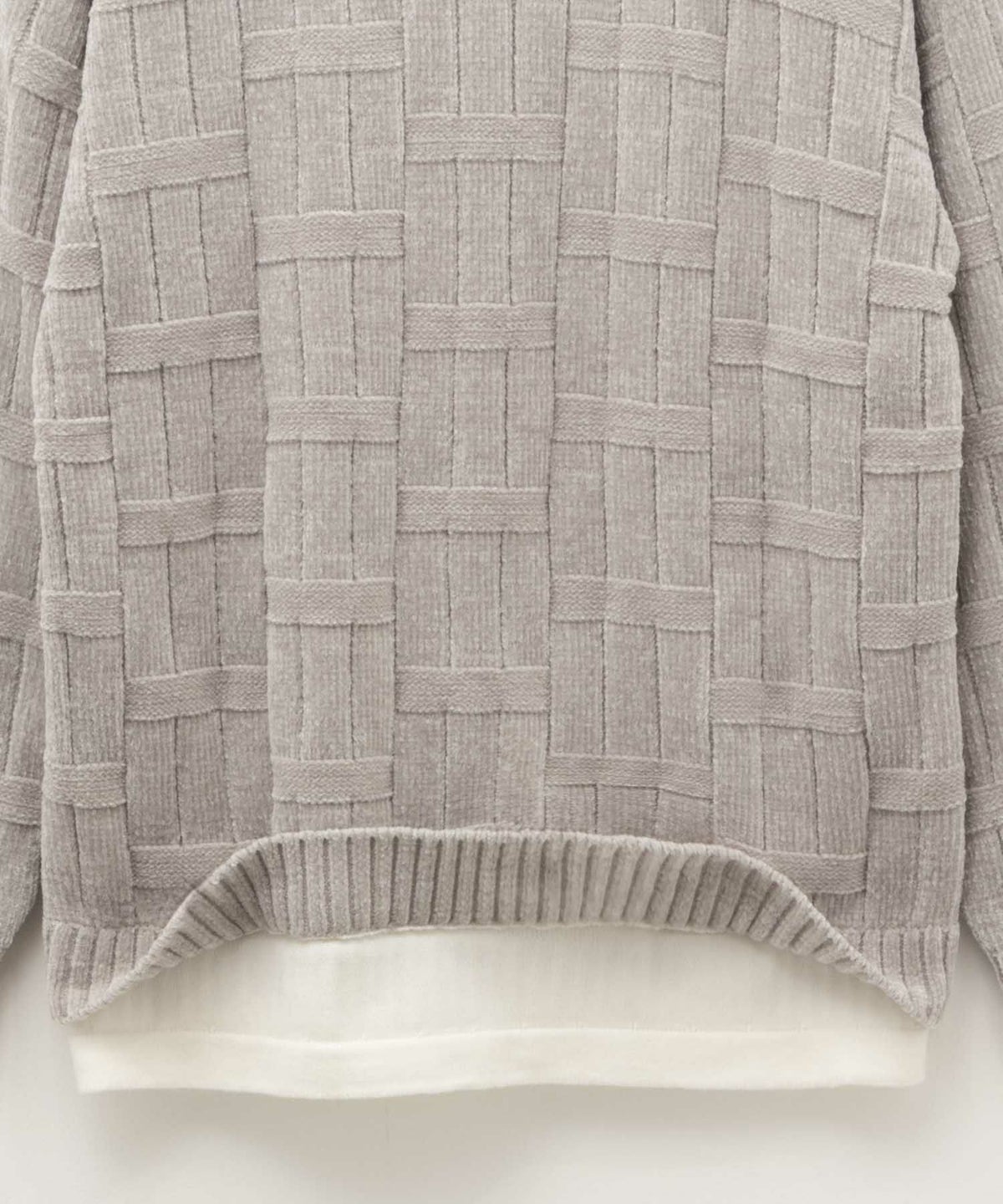 NAVY リンクスモールフェイクTシャツ メンズ