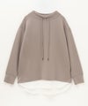 [期間限定価格]URBAN COLLECTION  ポンチ素材 裾レイヤードプルオーバー レディース商品サムネイル-23