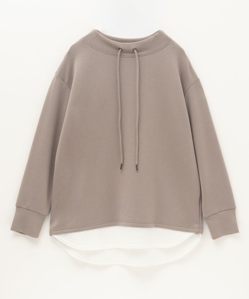 [期間限定価格]URBAN COLLECTION  ポンチ素材 裾レイヤードプルオーバー レディース商品画像-23