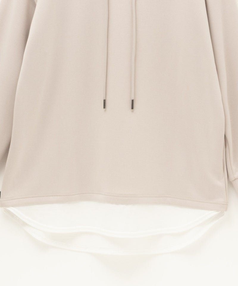 [期間限定価格]URBAN COLLECTION  ポンチ素材 裾レイヤードプルオーバー レディース商品画像-26