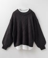 [期間限定knit]nAvy 時短 フェイクレイヤード ニットプルオーバー レディース商品サムネイル-21