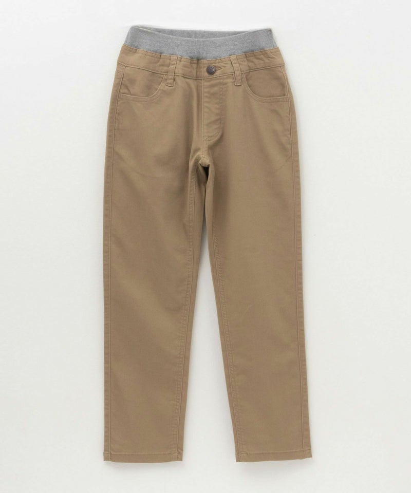 NAVY のびるモン ストレッチツイルストレートパンツ ウエストリブパンツ キッズ商品画像-3
