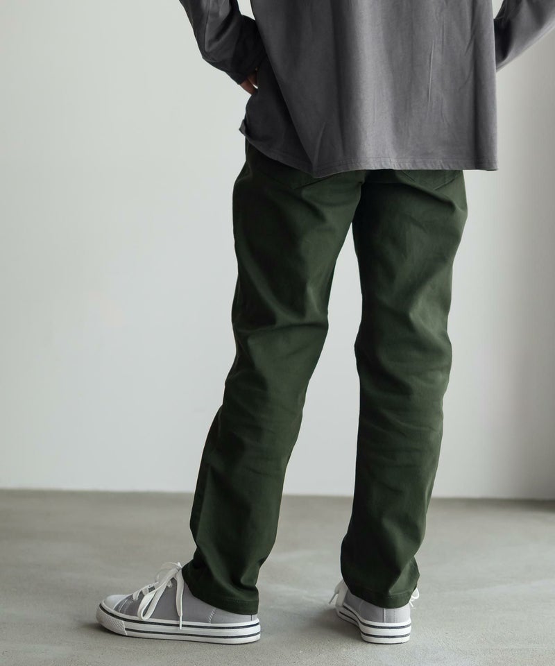 NAVY のびるモン ストレッチツイルストレートパンツ ウエストリブパンツ キッズ商品画像-5