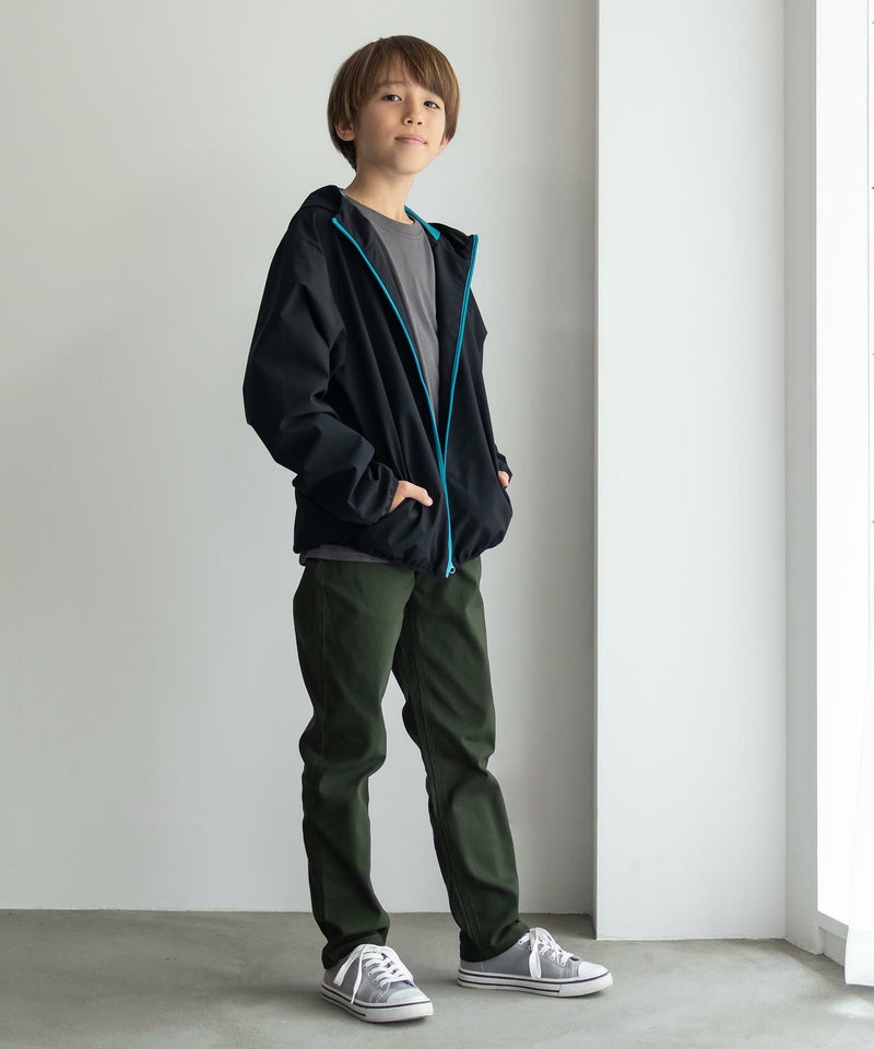 NAVY のびるモン ストレッチツイルストレートパンツ ウエストリブパンツ キッズ商品画像-8