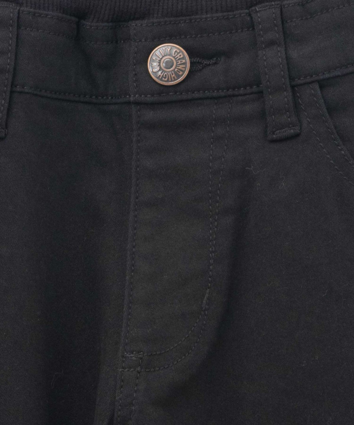 NAVY ストレッチツイルストレート ウエストリブパンツ キッズ