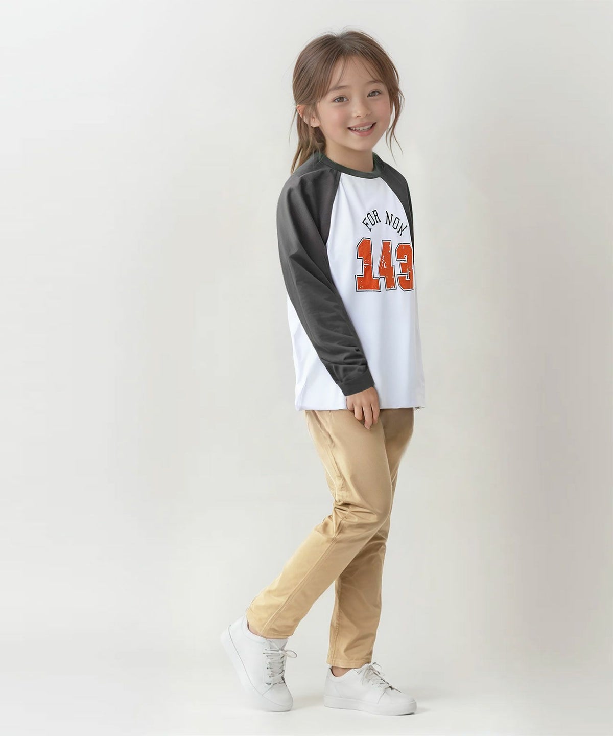 NAVY ストレッチツイルスキニー ウエストギャザーパンツ キッズ