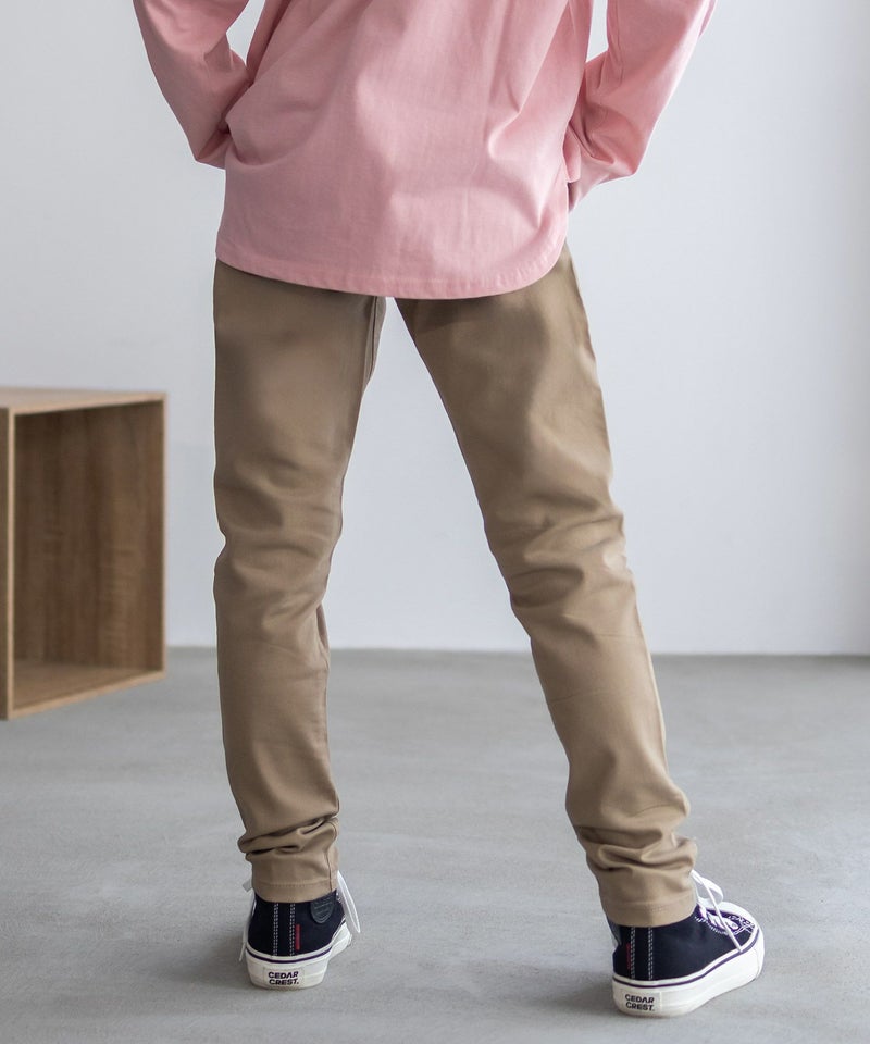 NAVY のびるモン ストレッチツイルスキニーパンツ ウエストギャザーパンツ キッズ商品画像-11