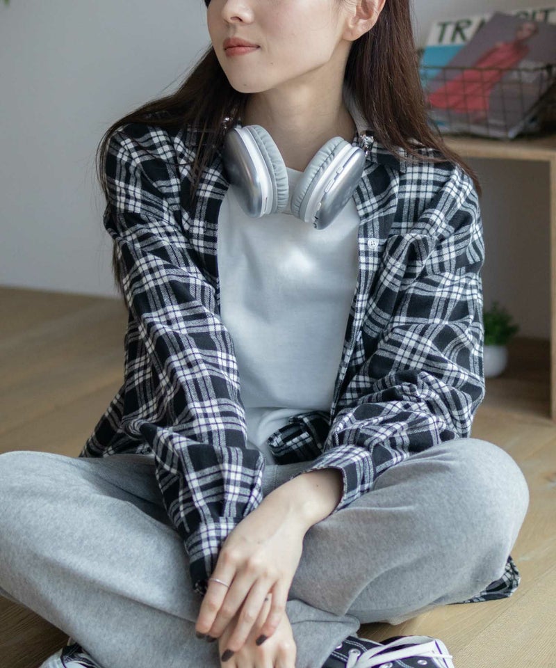 nAvy チェックオーバーシャツ レディース商品画像-5