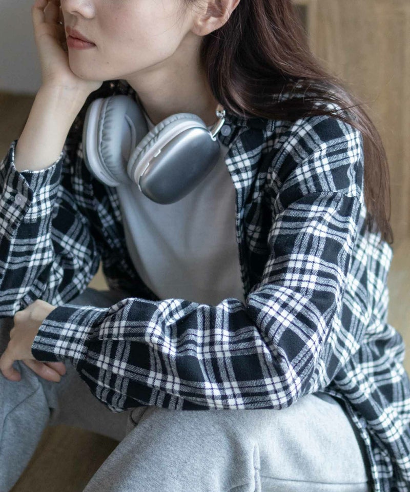 nAvy チェックオーバーシャツ レディース商品画像-7