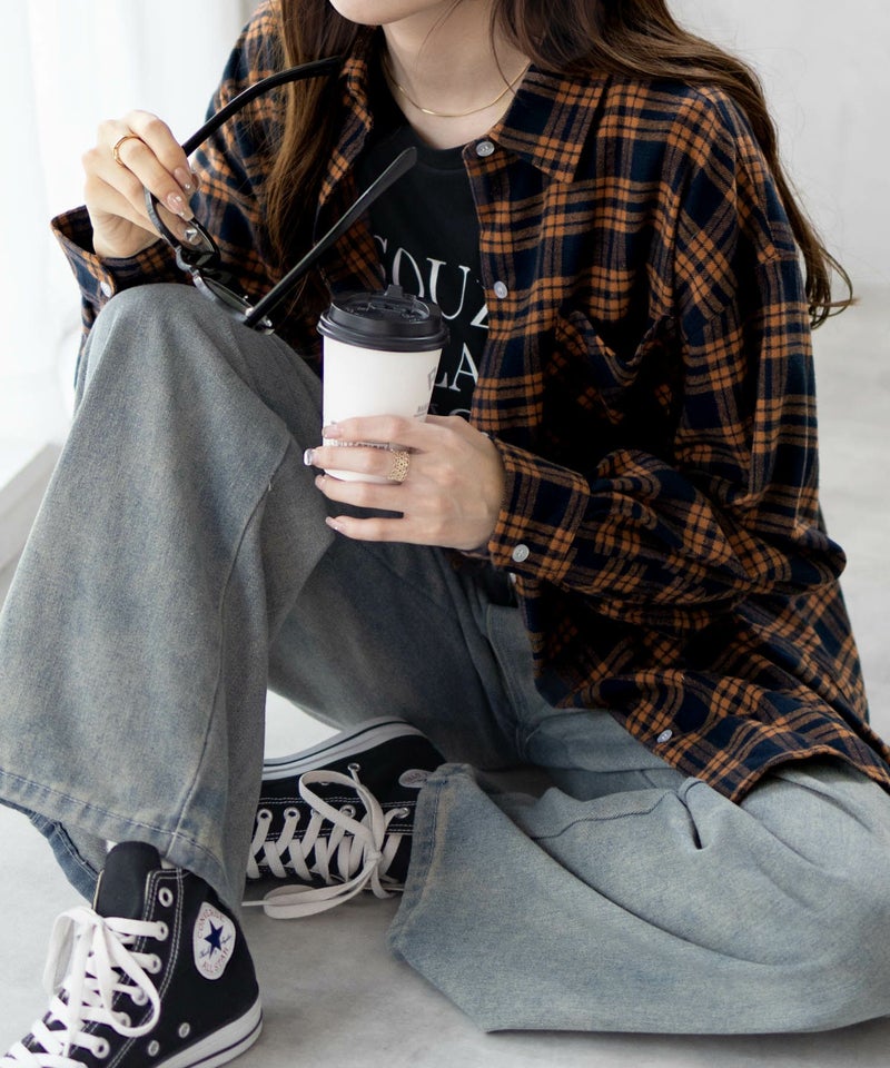 nAvy チェックオーバーシャツ レディース商品画像-20