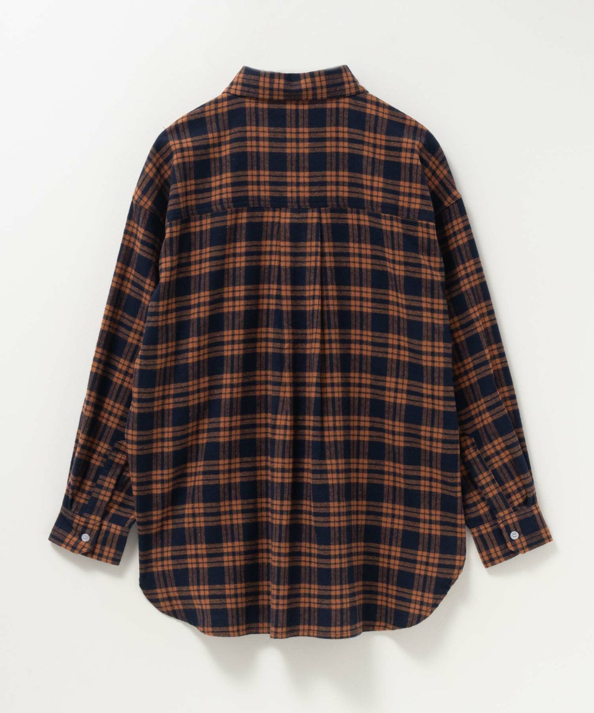 NAVY チェックオーバーシャツ レディース