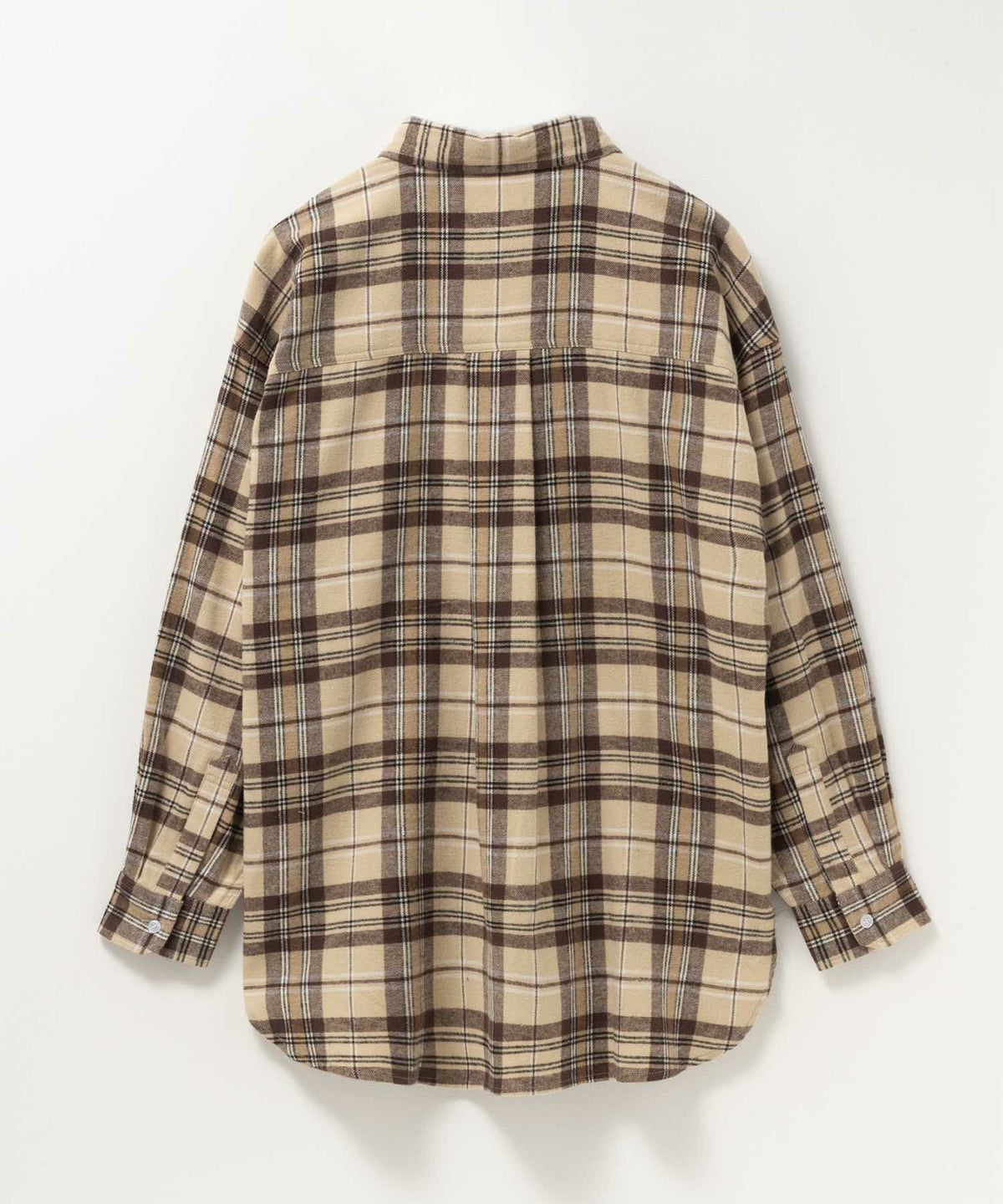 NAVY チェックオーバーシャツ レディース