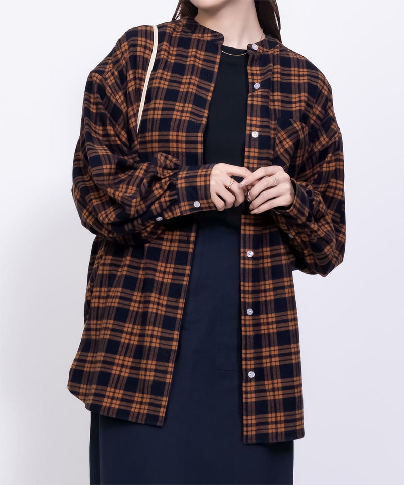 nAvy ルーズチェックチュニック レディース商品画像-20