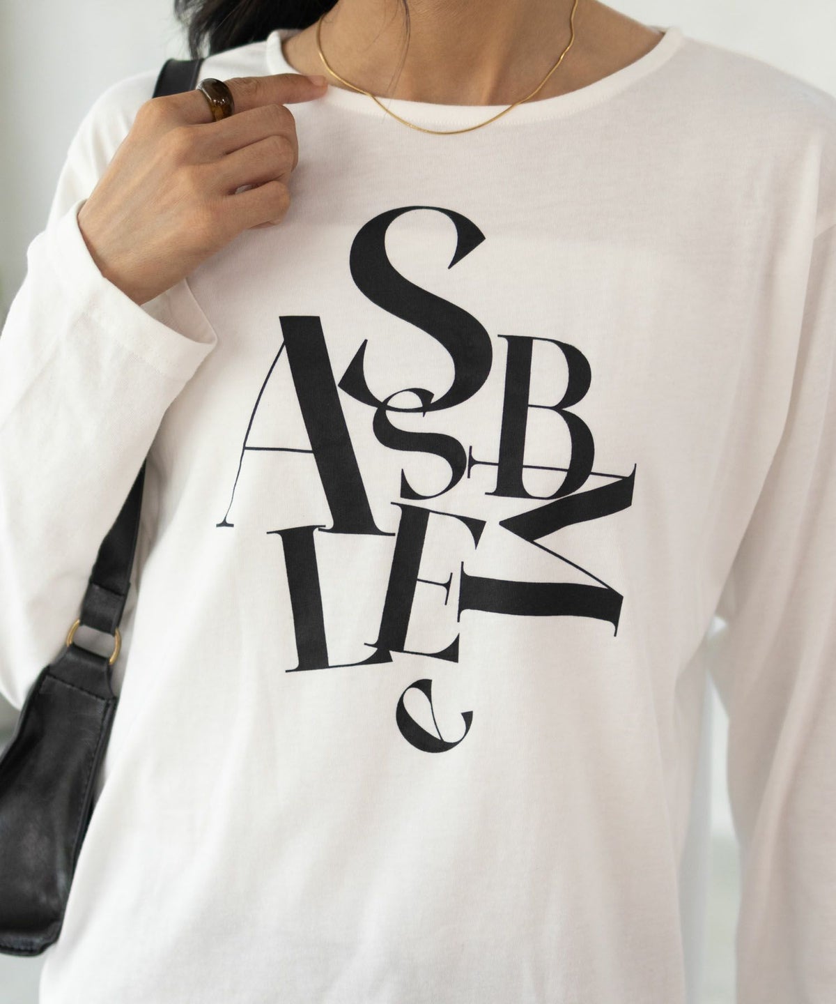 NAVY 透かしメッシュ＋長袖Tシャツ セットアンサンブル レディース