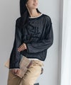 [期間限定価格]nAvy 透かしメッシュ＋長袖Tシャツ セットアンサンブル レディース商品サムネイル-33