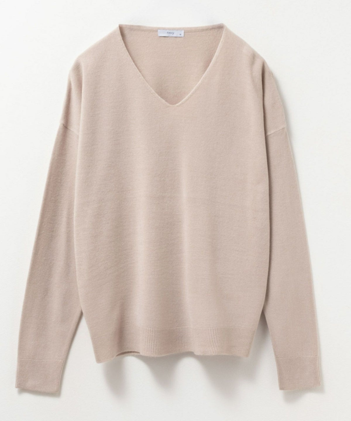 NAVY カシミヤタッチニット Vネック レディース