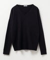 [期間限定knit]NAVY  カシミヤタッチニット Vネック レディース商品サムネイル-27
