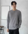 GOOD CREW  ワッフルヘンリー長袖Tシャツ メンズ商品サムネイル-1