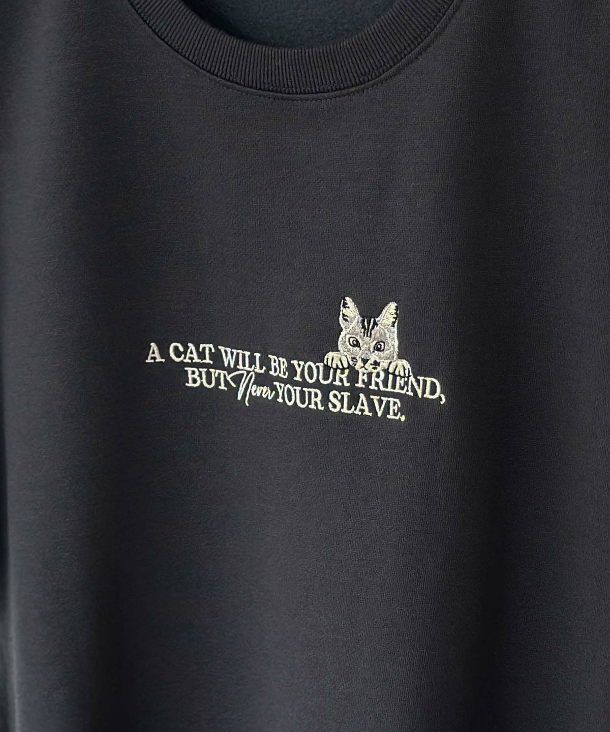 QUASH アニマル刺繍クルーネック メンズ