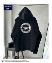 Reebok 裏起毛サークルロゴパーカー メンズ