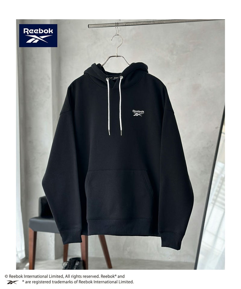 Reebok  裏起毛サークルロゴパーカー メンズ商品画像-2