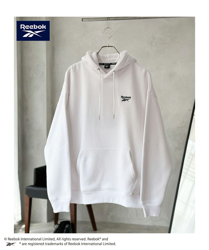 Reebok 裏起毛サークルロゴパーカー メンズ商品画像-4