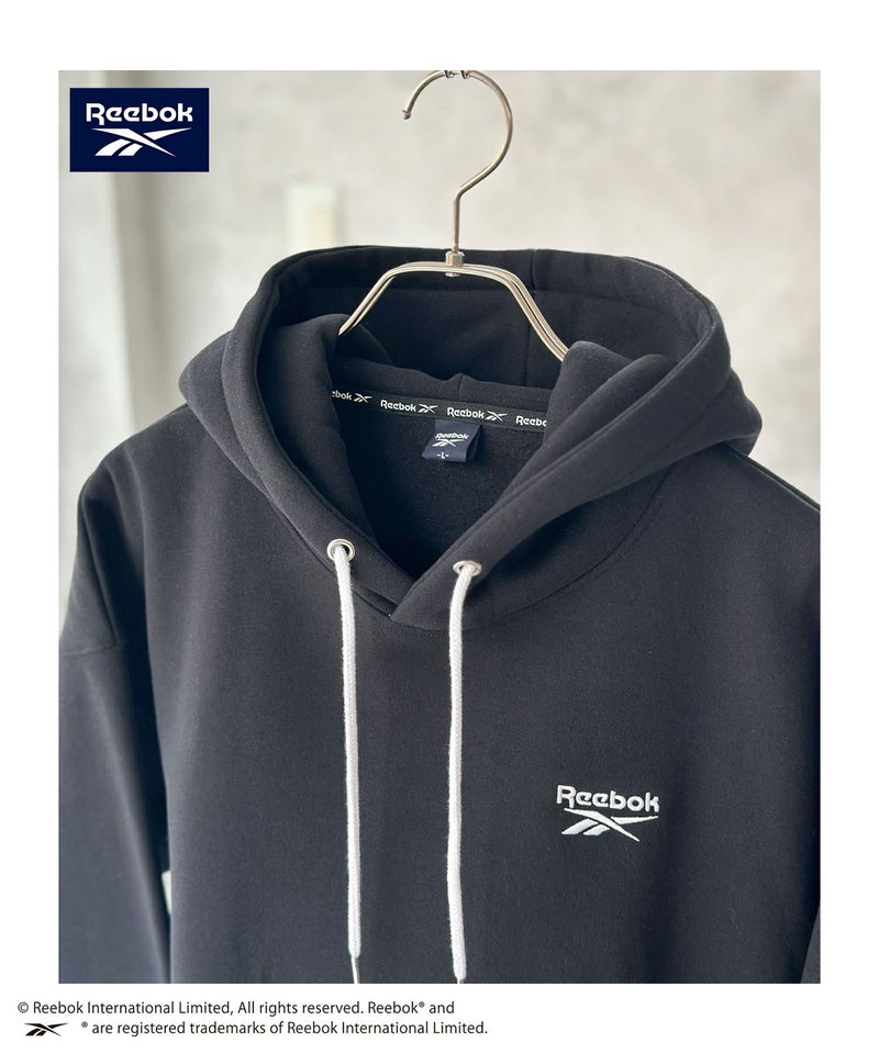 Reebok 裏起毛サークルロゴパーカー メンズ商品画像-5