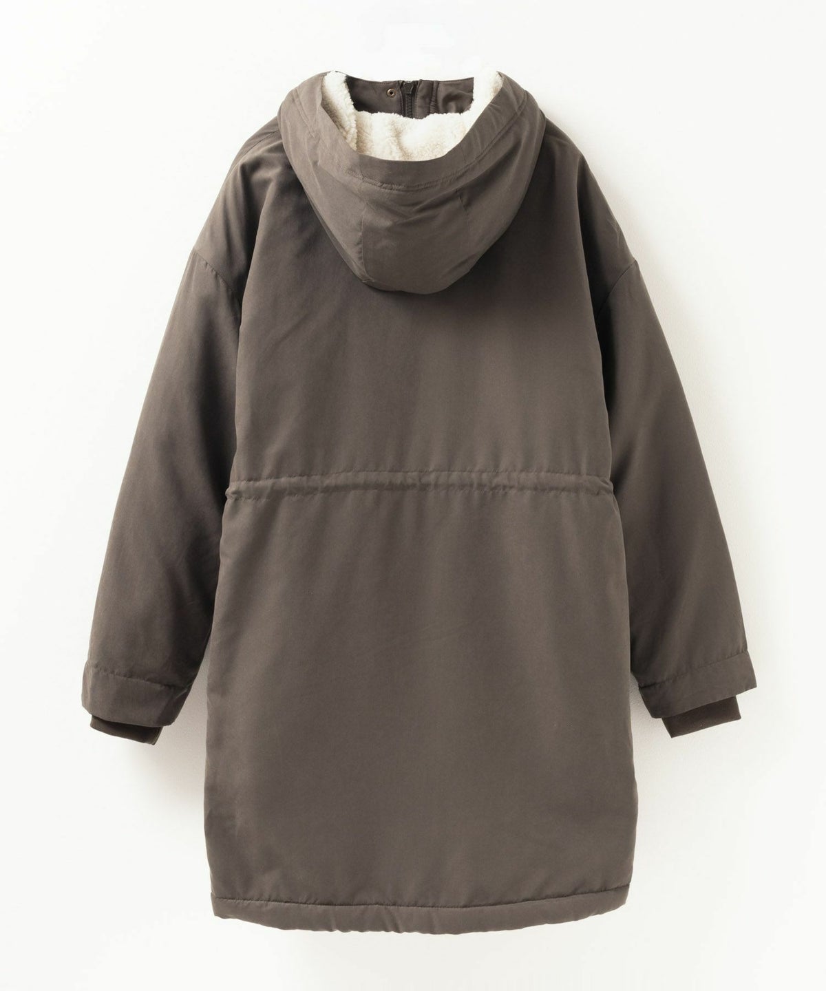 NAVY 裏ボアモッズコート レディース