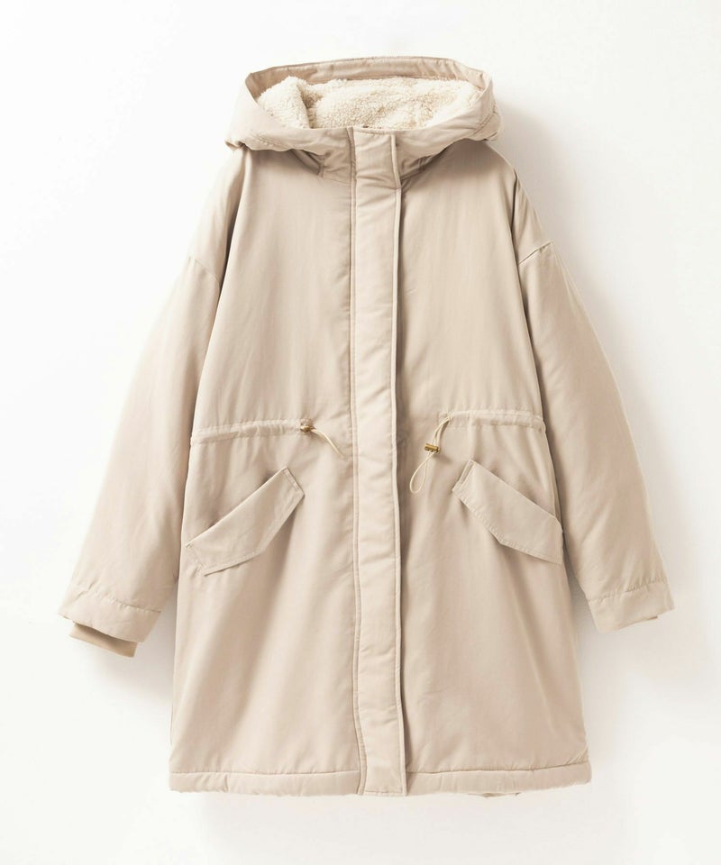 nAvy 裏ボアモッズコート レディース商品画像-21