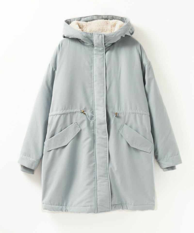 nAvy 裏ボアモッズコート レディース商品画像-23