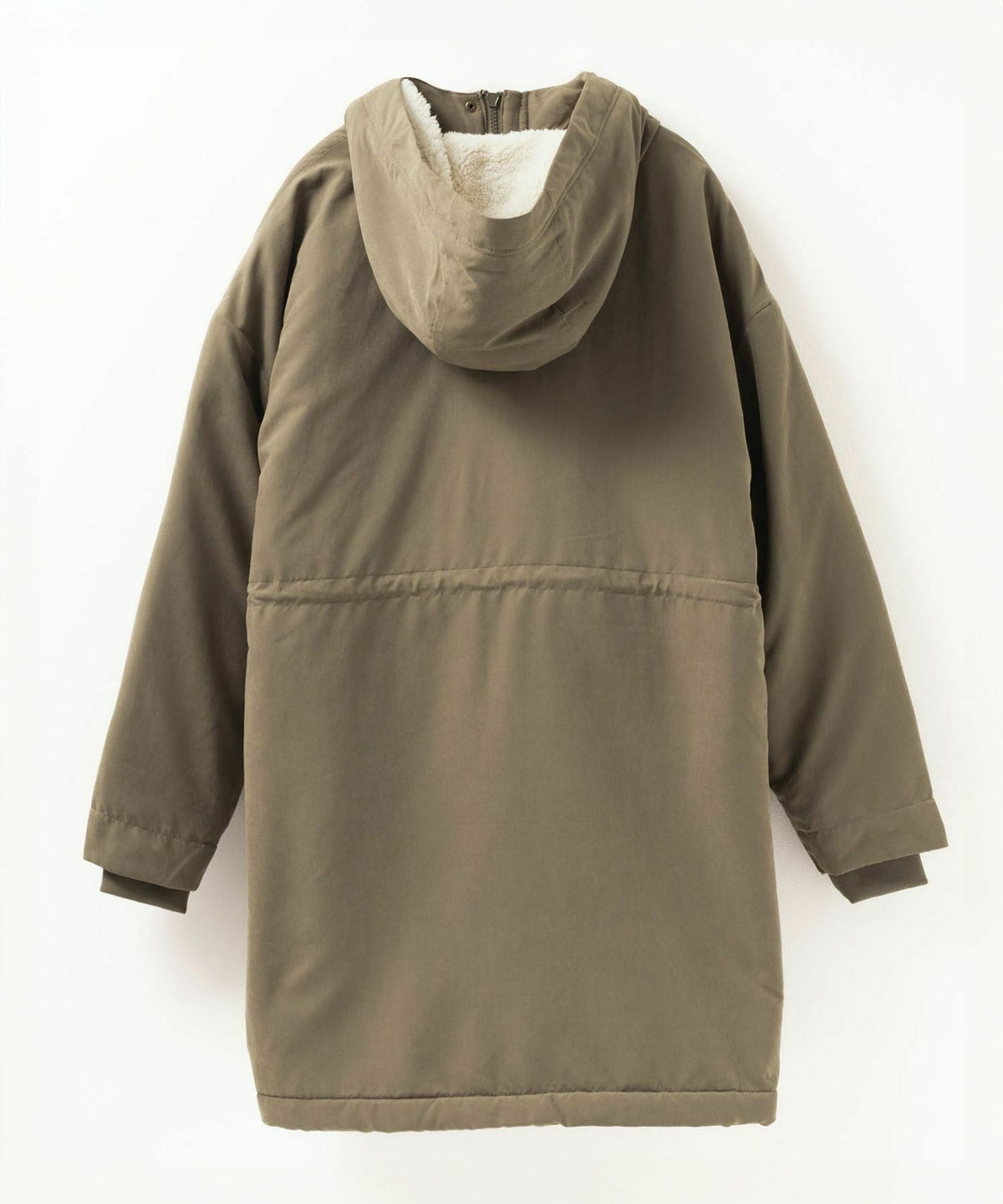 NAVY 裏ボアモッズコート レディース