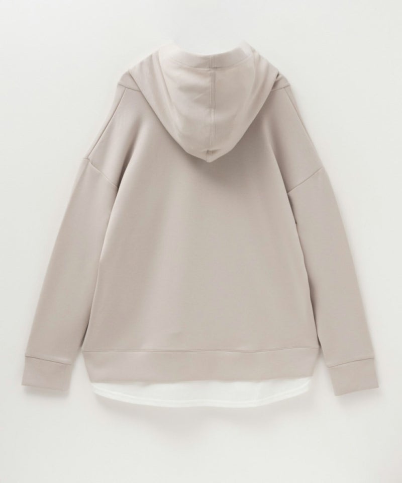 [期間限定価格]URBAN COLLECTION  ポンチ素材 裾レイヤードプルパーカー レディース商品画像-20